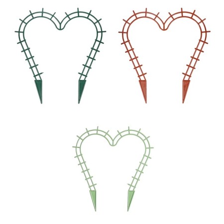 Shpalera, 29 × 27 × 0.3 cm, plastic, mix color, "heart"-2