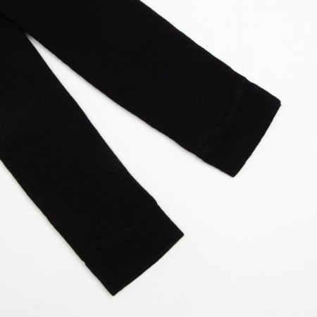 Leggings of nursery tange is plain, black color, height 140-146-1