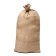Jute bag, 50 × 90 cm, density 260 g/m², weaving 46 × 34 threads, with ties