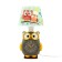 Watch with backlight "owl" children's desktop, smooth move, on batteries aa
