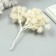 Artificial plant for creativity "spruce balls" 1 bouquet = 6 branches white 14 cm