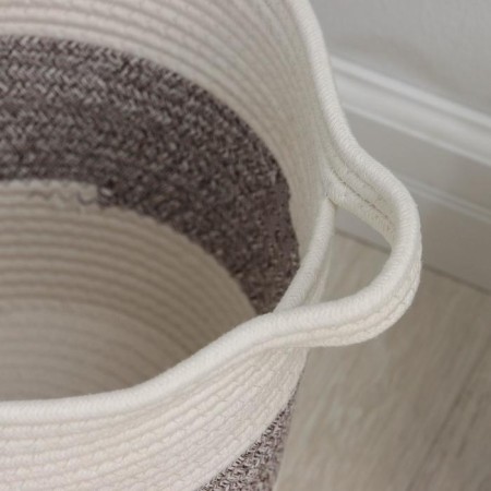 Belly basket laudable handmade Dalyan "Milano", 37 × 40 cm-1