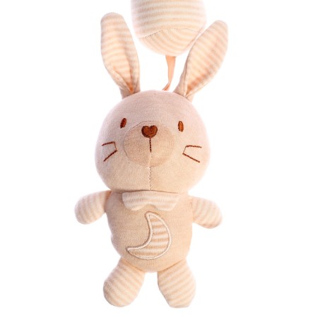 Gift set for newborn "Bunny", 3 soft rattles-5
