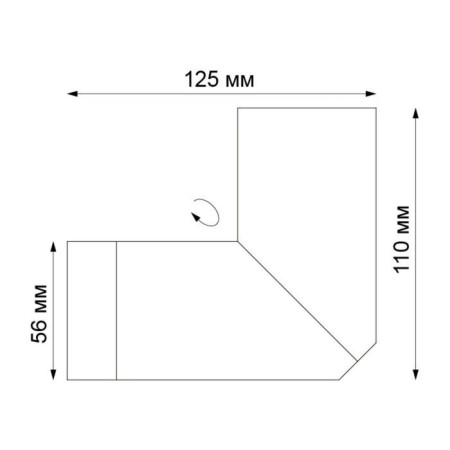 Over lamp, 1x50W GU10, matte white color-1