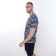 T-shirt male camouflage spots, color gray-blue, size 54
