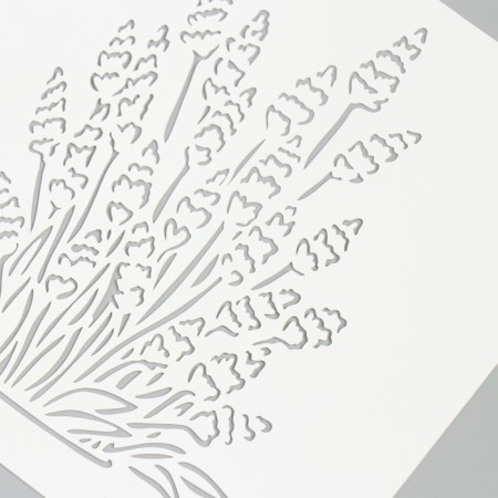 Lavender stencil 15x15-2