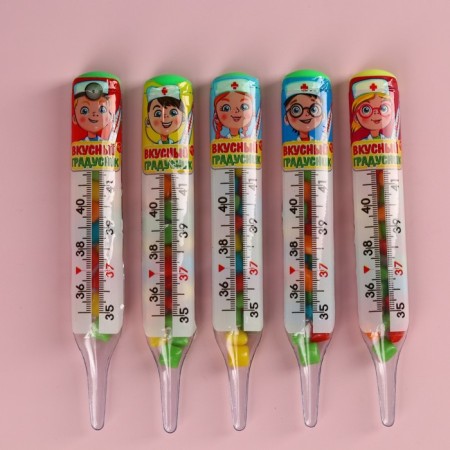 Chewing gum "Female Thermometer" in the form of a thermometer, 7 g.-1
