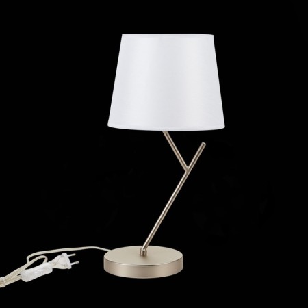 Evoluce bedside lamp. Sle300104-01. Denice. 1x40 W, E14, 22x22x44 cm, Nickel color-3