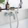 Santek shower mixer "Taos", with accessories, chrome