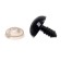 Screw eyes with plugs, set of 20 pcs., Size 1 pc. - 1.4 cm, black color
