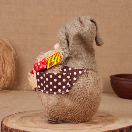 House "Gerasim with a bag", 22x15x15 cm-1