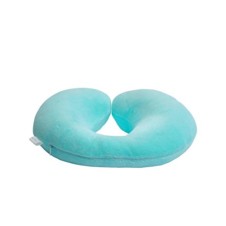 Soft Bagel neck pillow, size 23x28 cm, blue color-5