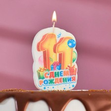 Candle for cake the number 