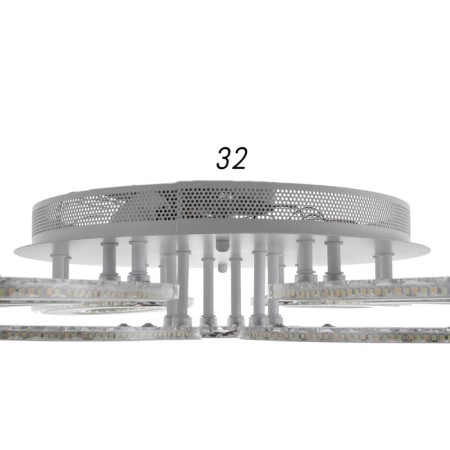 Causteen with PDU 1095/6+3wt LED 342W Dimmer white 75x75x12 cm Bayerlux-6