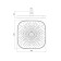 Shower watering can Iddis spahome, upper square, chrome
