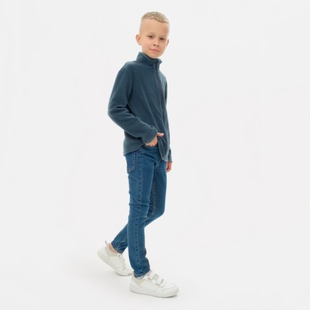 Jumper children's minku dark gray color, size 128-4