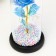 Nightlight "Blue Flower" LED from batteries 3haaa 11x11x22 cm