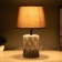 AManda table lamp E27 40W gray 20x20x33 cm