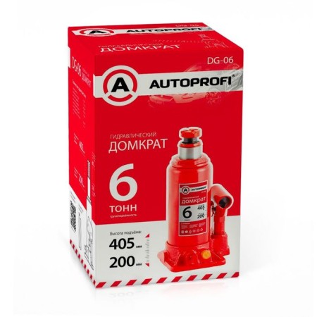 Hydoprofi DG-06 hydraulic jack, 6 tons, lifting height 405 mm-1