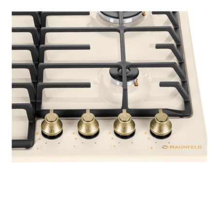 Hon surface Maunfeld Eghe.64.63cbg.r/G, gas, 4 burners, beige-11
