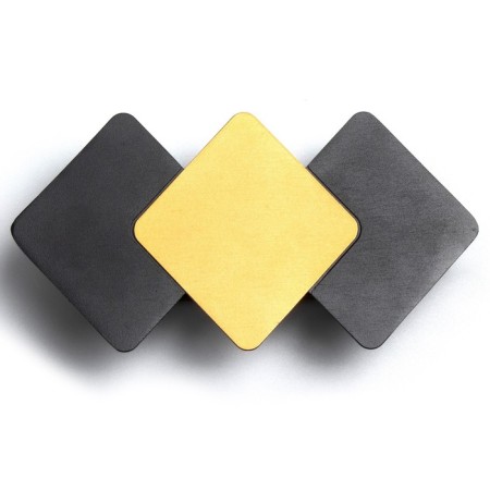Bra "Alir" LED 4W 3000K IP65 black and gold 15x3.8x12 cm-3