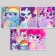 Notebook in a cage 12 sheets, 5 types of mix, cover coated cardboard, my little pony
