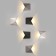 Wall lamp Elektrostandard, Batterfly LED 9 W, 75x170x170 mm, IP54, Black Color Black