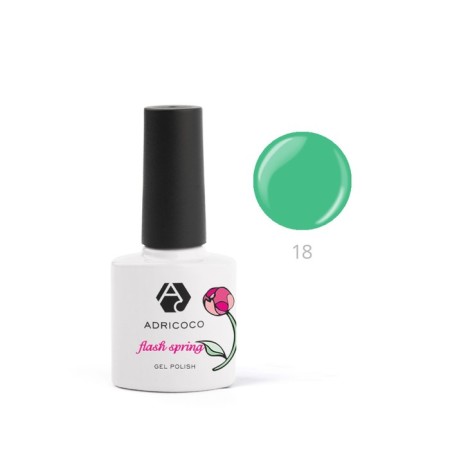Гель-лак Adricoco FLORA, №01 анютины глазки, 8 мл-1