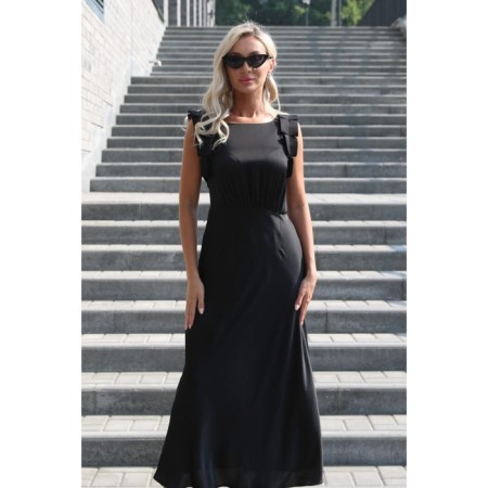 Women's dress, size 44, black color-8