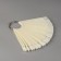 Palette for varnishes on a ring, 50 nails, shape soft square, ivory color