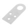 Sample-ushko tundra krep, 30x70 mm, zinc, in packaging 1 pc.