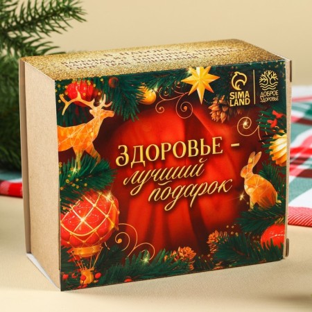 The set "Be healthy": tea 20 g, jam from pine cones 30 g, balm 100 ml.-4