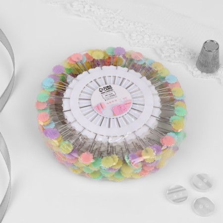 Civaling pins "Flower", 53 mm, 20 pcs, color colorful color-5