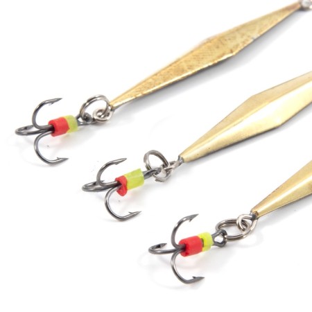 Vertical "Yaman" killer with a tee, size 40 mm, 3.5 g, brass color-2