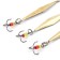 Vertical "Yaman" killer with a tee, size 40 mm, 3.5 g, brass color