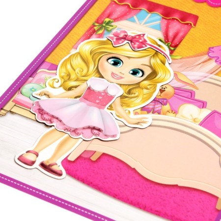 Магнитная игра «Одень куклу: Маленькая модница»-5