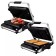 Electric grill KitFort KT-1682, 2000 W, anti-stick coating, 32x22 cm, black