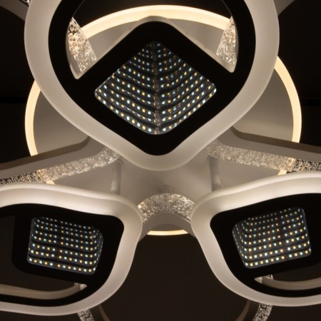 Cialogs from PDU 1908/6 LED 140W Dimmer white 67x67x12.5 cm Bayerlux-17