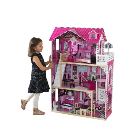 House puppet wooden Kidkraft "Villa Amelia", three -story, with furniture-2