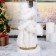 Snow Maiden "chic, in a white-gold fur coat and hat" moves, 29 cm