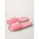 Women's slippers open nose, size 36-38, pink color