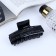 Hair crab "Stylish gloss" rhinestones, 8 cm, black