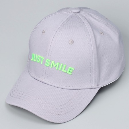 Baby cap for a boy just smile, gray color, rr 52-54, 5-7 years old-4
