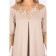 Women's dress, size 42, beige color