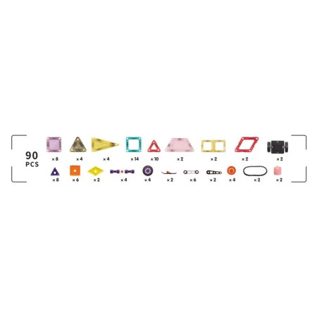Magnetic designer "Magic Magnet", 90 parts-4