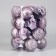 Set of balls plastic D-6 cm, 25 pcs "Isabelle" to the face, lilac
