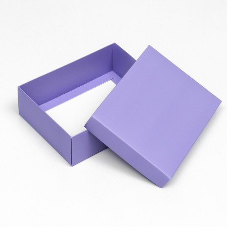 The box is folding, the lid is, lilac, 16.5 x 12.5 x 5.2 cm-3