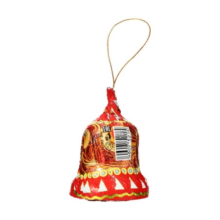 New Year. Chocolate figure "Bell" on a thread, 30 g-1