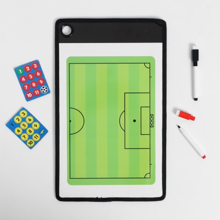 Tactical bilateral magnetic board for football, 38 x 23 cm-1