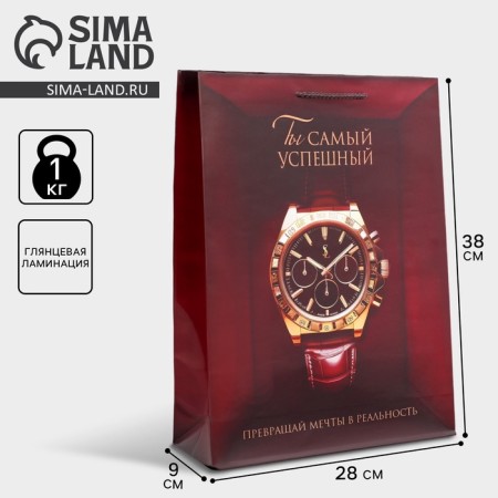 Gift laminated package, packaging, “reality”, L, 28 x 38 x 9 cm-1